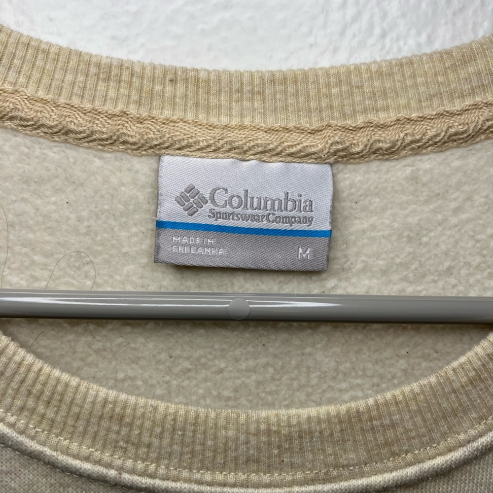 Columbia women's sweatshirt hike‎ your own hike tan top crew neck - Picture 3 of 4